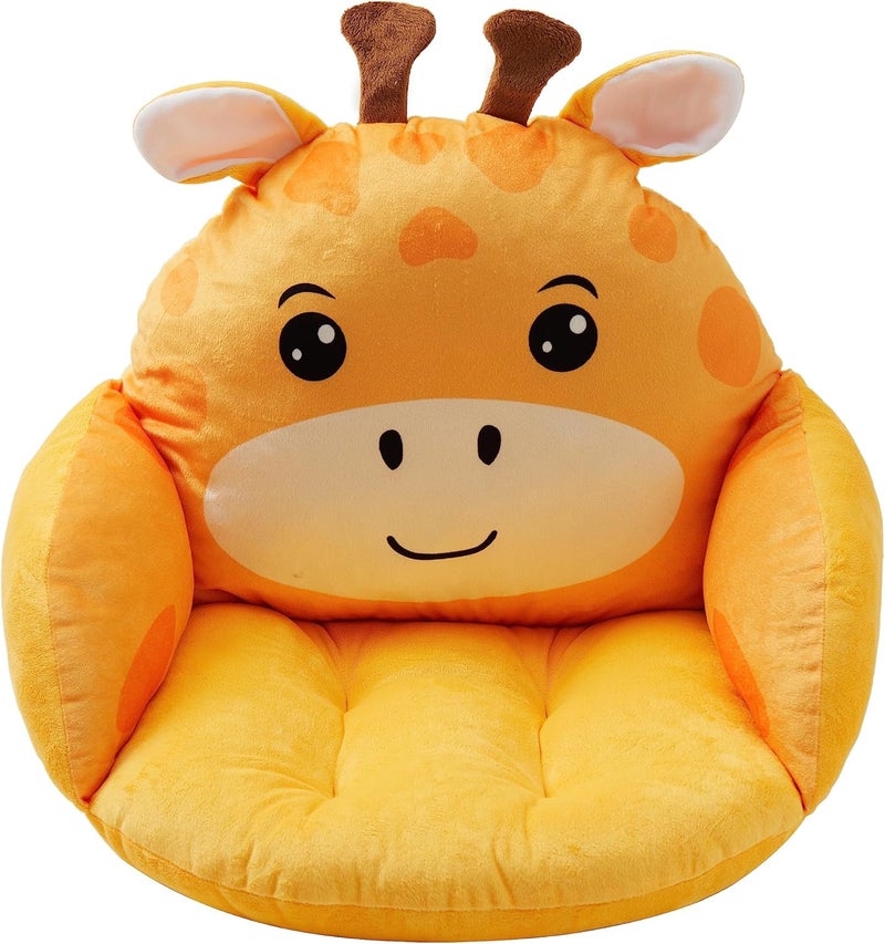 Unicorns & Robots Boys Giraffe Kids Lounge Pillow with Blanket, Plush Animal Cozy Cushion, Playroom Cozy Cushion & Giraffe Room Decor, Ages 3+ - Image 4